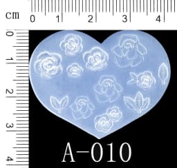 SNASAN Tiny Beads Cartoon Flowers Heart Star Nail Art Earrings Silicone Mould Jewelry Casting Tool UV Epoxy Resin Silicone Mold