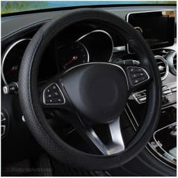 Automobile universal steering wheel cover non-slip car steering wheel cover non-slip embossed leather Car-styling