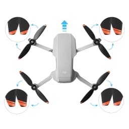 16 Pcs Propeller for DJI Mini 4K/Mini 2/SE 4726 Props Blade Replacement Drone Light Weight Wing Fans Spare Parts Accessories