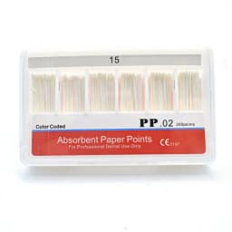 Dental Paper Points 0.02 Taper Absorbent Dental Materials Strong Absorption Pure Cotton Fiber Paper