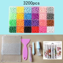 36 colors 5mm Set Refill Beads Puzzle Crystal DIY Water Spray magic Beads Set Ball Games 3D Handmade Magic Toys For Children