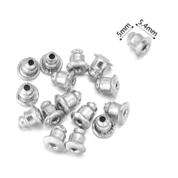100-200pcs/Lot Rubber Ear Backs Stopper Earnuts Stud Earring Back Supplies For DIY Jewelry Findings Making Accessories Wholesale