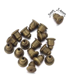 100-200pcs/Lot Rubber Ear Backs Stopper Earnuts Stud Earring Back Supplies For DIY Jewelry Findings Making Accessories Wholesale