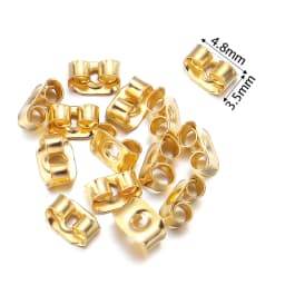 100-200pcs/Lot Rubber Ear Backs Stopper Earnuts Stud Earring Back Supplies For DIY Jewelry Findings Making Accessories Wholesale
