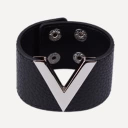 Europe Crack Leather Bracelet For Women Femme All-Match V Word Wide Punk Style Soft Jewellery Cool Wholesale