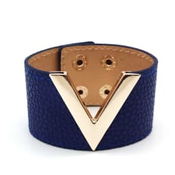 Europe Crack Leather Bracelet For Women Femme All-Match V Word Wide Punk Style Soft Jewellery Cool Wholesale