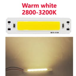 SUMBULBS 5V Input COB LED Bulb Strip Light Source for DIY USB LED Lighting 2W 60*15mm 6cm Bar Lamp Chip Warm Cold White