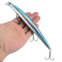 16 Colors 18cm 24g Minnow Fishing Lure Laser Crankbait Hard Artificial Bait Plastic Big Fake Fish Lures Sea Fishing Bait