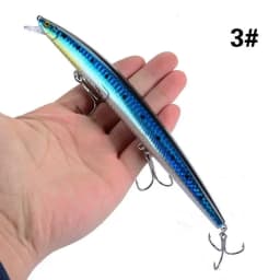 16 Colors 18cm 24g Minnow Fishing Lure Laser Crankbait Hard Artificial Bait Plastic Big Fake Fish Lures Sea Fishing Bait