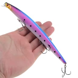 16 Colors 18cm 24g Minnow Fishing Lure Laser Crankbait Hard Artificial Bait Plastic Big Fake Fish Lures Sea Fishing Bait