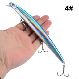 16 Colors 18cm 24g Minnow Fishing Lure Laser Crankbait Hard Artificial Bait Plastic Big Fake Fish Lures Sea Fishing Bait