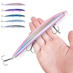 16 Colors 18cm 24g Minnow Fishing Lure Laser Crankbait Hard Artificial Bait Plastic Big Fake Fish Lures Sea Fishing Bait