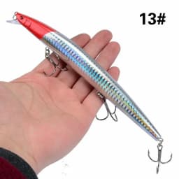16 Colors 18cm 24g Minnow Fishing Lure Laser Crankbait Hard Artificial Bait Plastic Big Fake Fish Lures Sea Fishing Bait