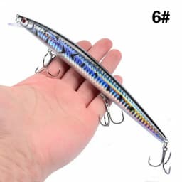 16 Colors 18cm 24g Minnow Fishing Lure Laser Crankbait Hard Artificial Bait Plastic Big Fake Fish Lures Sea Fishing Bait
