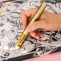 1PC Metallic Silver Paint Pen Gold Permanent Marker Waterproof for Ceramic DIY Craft Glass Extra Fine Point Painting Stationery