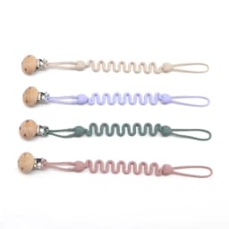 Fashion Baby Silicone Pacifier Chain, 1/4 Pcs Soft Elastic Toy Straps for Teething Toys, Car Seats, Baby Travel Essentials