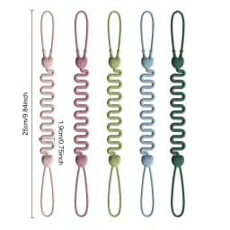 Fashion Baby Silicone Pacifier Chain, 1/4 Pcs Soft Elastic Toy Straps for Teething Toys, Car Seats, Baby Travel Essentials