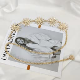 Punk Hip Hop Style All-match Waist chain sun Vintage Metal Womans Belt For Dress Vintage High Waist Chain Belt for Women