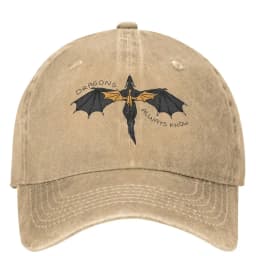Fourth Wing Inspired Dragon Art Merch Men Women Baseball Caps Distressed Washed Hats Vintage Outdoor Activities Headwear