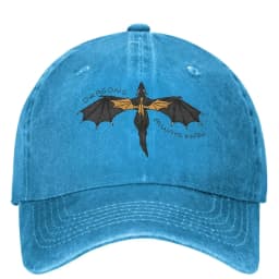 Fourth Wing Inspired Dragon Art Merch Men Women Baseball Caps Distressed Washed Hats Vintage Outdoor Activities Headwear
