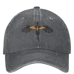 Fourth Wing Inspired Dragon Art Merch Men Women Baseball Caps Distressed Washed Hats Vintage Outdoor Activities Headwear