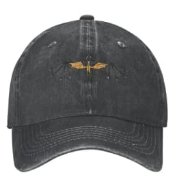 Fourth Wing Inspired Dragon Art Merch Men Women Baseball Caps Distressed Washed Hats Vintage Outdoor Activities Headwear