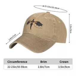 Fourth Wing Inspired Dragon Art Merch Men Women Baseball Caps Distressed Washed Hats Vintage Outdoor Activities Headwear