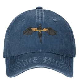 Fourth Wing Inspired Dragon Art Merch Men Women Baseball Caps Distressed Washed Hats Vintage Outdoor Activities Headwear