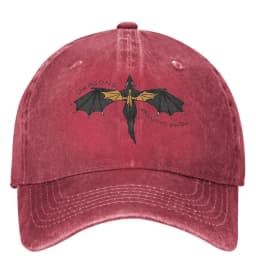 Fourth Wing Inspired Dragon Art Merch Men Women Baseball Caps Distressed Washed Hats Vintage Outdoor Activities Headwear