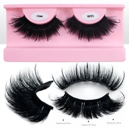REDSIREN Faux Mink Lash Spikes Wispy Thick Natural Full Strip Lashes New Makeup Fluffy Mink Eyelashes