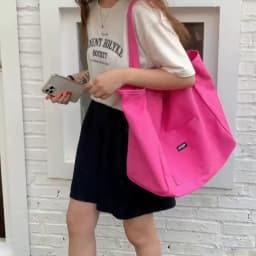 Canvas Bag High Quality Reusable Shopping Shoulder Bag Women Simple Casual Daily Use Handbag Totes Female Portable Folding Purse