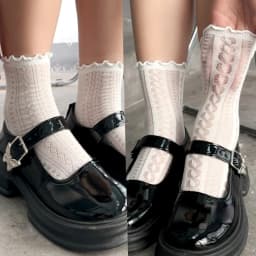 5/1pairs Lace Mesh Socks for Women Summer Cotton White Retro Thin Breathable Mid Length Sock Girl Fashion Sweet Loose Comf Socks