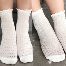 5/1pairs Lace Mesh Socks for Women Summer Cotton White Retro Thin Breathable Mid Length Sock Girl Fashion Sweet Loose Comf Socks