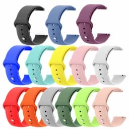 20mm/22mm band For Amazfit gts 4-3-2-2e-mini/bip-U-S-lite/Stratos 2 Silicone bracelet for Amazfit gtr 4-3-3 pro-2-2e watch strap