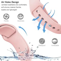 20mm/22mm band For Amazfit gts 4-3-2-2e-mini/bip-U-S-lite/Stratos 2 Silicone bracelet for Amazfit gtr 4-3-3 pro-2-2e watch strap