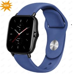 20mm/22mm band For Amazfit gts 4-3-2-2e-mini/bip-U-S-lite/Stratos 2 Silicone bracelet for Amazfit gtr 4-3-3 pro-2-2e watch strap
