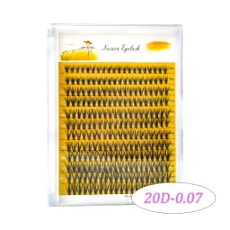 Segmented False Eyelash Extension 240 Clusters DIY 10D/20D Soft Natural Thick Mink Lashes Individual Makeup Grafting Eyelashes