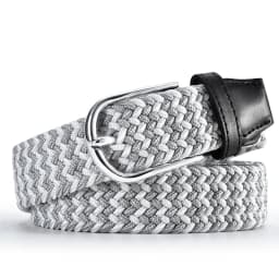 Canvas waistband men's belt students youth belt stretch stretch elastic woven casual Korean version of the belt hipster