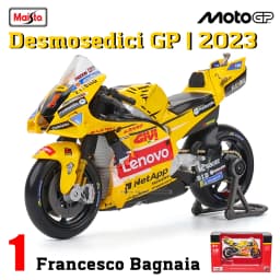 Maisto 1:18 NEW 2024 DucatiLenovo Team Moto GP #1 Francesco Bagnaia Authorized genuine die-casting alloy motorcycle model toys