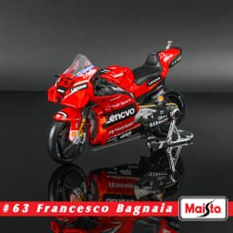 Maisto 1:18 NEW 2024 DucatiLenovo Team Moto GP #1 Francesco Bagnaia Authorized genuine die-casting alloy motorcycle model toys