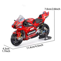 Maisto 1:18 NEW 2024 DucatiLenovo Team Moto GP #1 Francesco Bagnaia Authorized genuine die-casting alloy motorcycle model toys