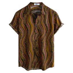 Mens Casual Hawaiian Floral Shirts 3D Full Print Short Sleeve Button Down Tropical Beach For Men Camisa Manga Masculina