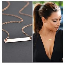 New Fashion Steampunk Dainty Circle Collier Round Minimalist Chain Pendant Necklace For Women Jewelry Gift Cheap Collar