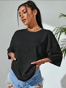 Solid Color Short Sleeve Women Fitness Cotton Soft Tshirts Breathable Comfortable Clothes Basic All Match Loose Tee Shirt Female