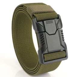 New Aluminum Alloy Quick Release Pluggable Buckle Elastic Belts for Men Durable Tactical Belt Cowboy Outdoor Army Belt Hunting