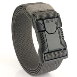 New Aluminum Alloy Quick Release Pluggable Buckle Elastic Belts for Men Durable Tactical Belt Cowboy Outdoor Army Belt Hunting