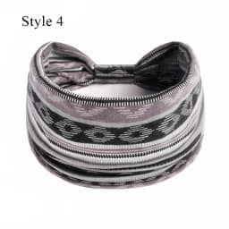 Boho Turbans Yoga Elastic Head Wrap Women Headband Wide Hairbands Headwear Floral Bandanas Fashion Hair Band Accessories YZL05-2