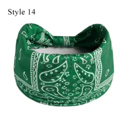 Boho Turbans Yoga Elastic Head Wrap Women Headband Wide Hairbands Headwear Floral Bandanas Fashion Hair Band Accessories YZL05-2