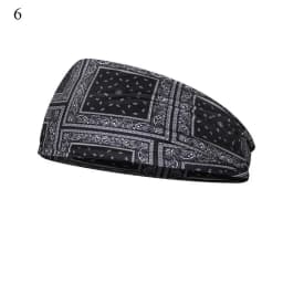 Boho Turbans Yoga Elastic Head Wrap Women Headband Wide Hairbands Headwear Floral Bandanas Fashion Hair Band Accessories YZL05-2