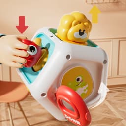 Baby Montessori Busy Board Sensory Busy Board Baby Practice Skills Activity Cube Early Educational Travel Toys For Toddlers 1-3
